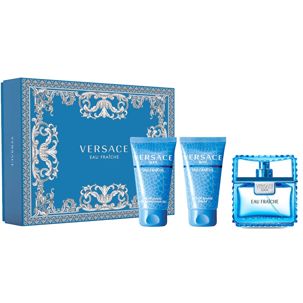 77570291701250709 Man Eau Fraiche zestaw woda toaletowa spray 50ml + żel pod prysznic 50ml + balsam po goleniu 50ml - obrazek 1