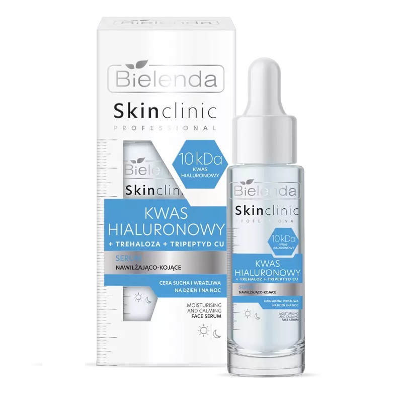 77592491669126454 Skin Clinic Professional Kwas Hialuronowy serum nawilżająco-kojące 30ml - obrazek 1