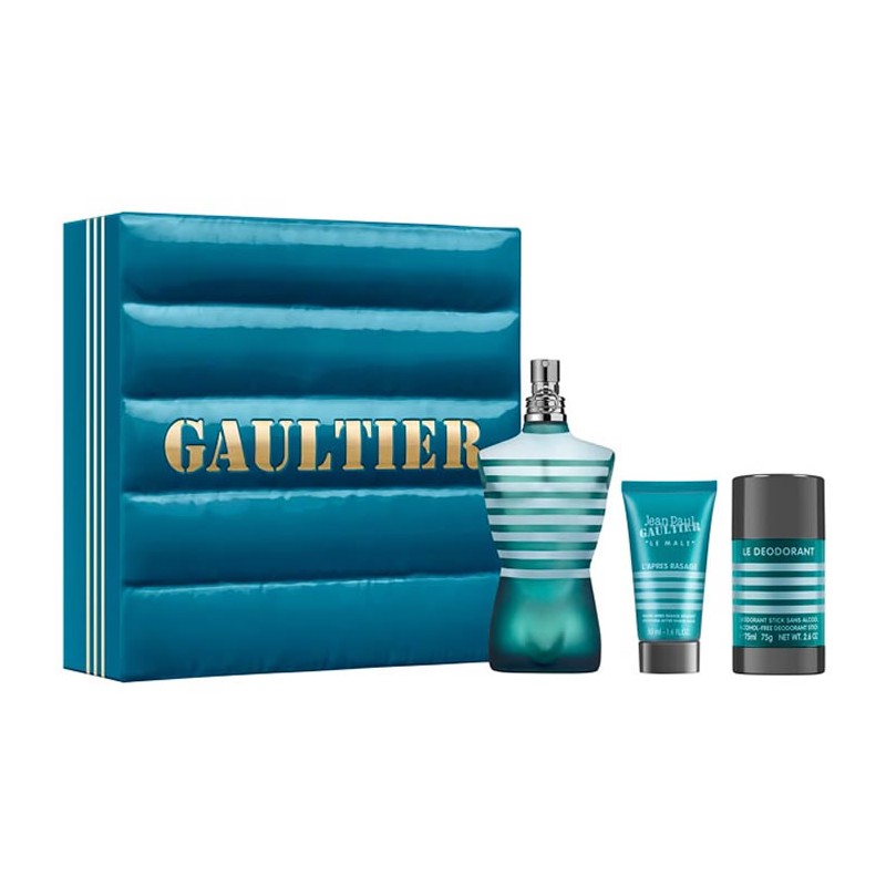 77598831673502676 Le Male zestaw woda toaletowa spray 125ml + balsam po goleniu 50ml + dezodorant sztyft 75ml - obrazek 1