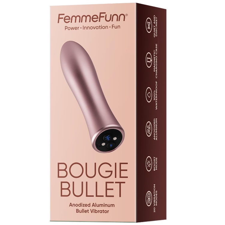 77740071692780773 Bougie Bullet wibrator typu "bullet" Rose Gold - obrazek 1
