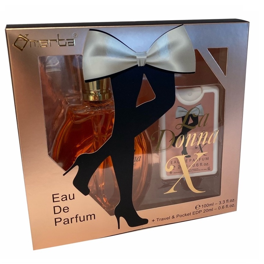 77792191680519165 La Donna X zestaw woda perfumowana spray 100ml + woda perfumowana spray 20ml - obrazek 1