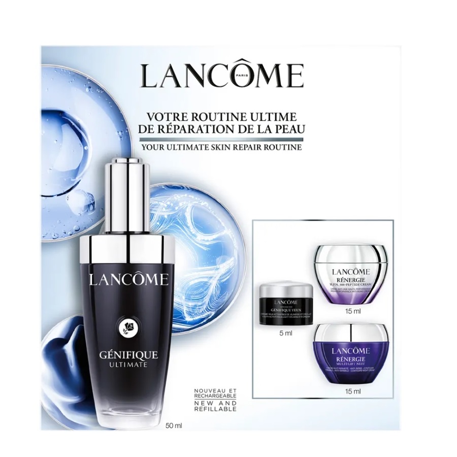 77803001751892074 Genifique zestaw serum do twarzy 50ml + krem pod oczy 5ml + krem na dzień 15ml + krem na noc 15ml - obrazek 1