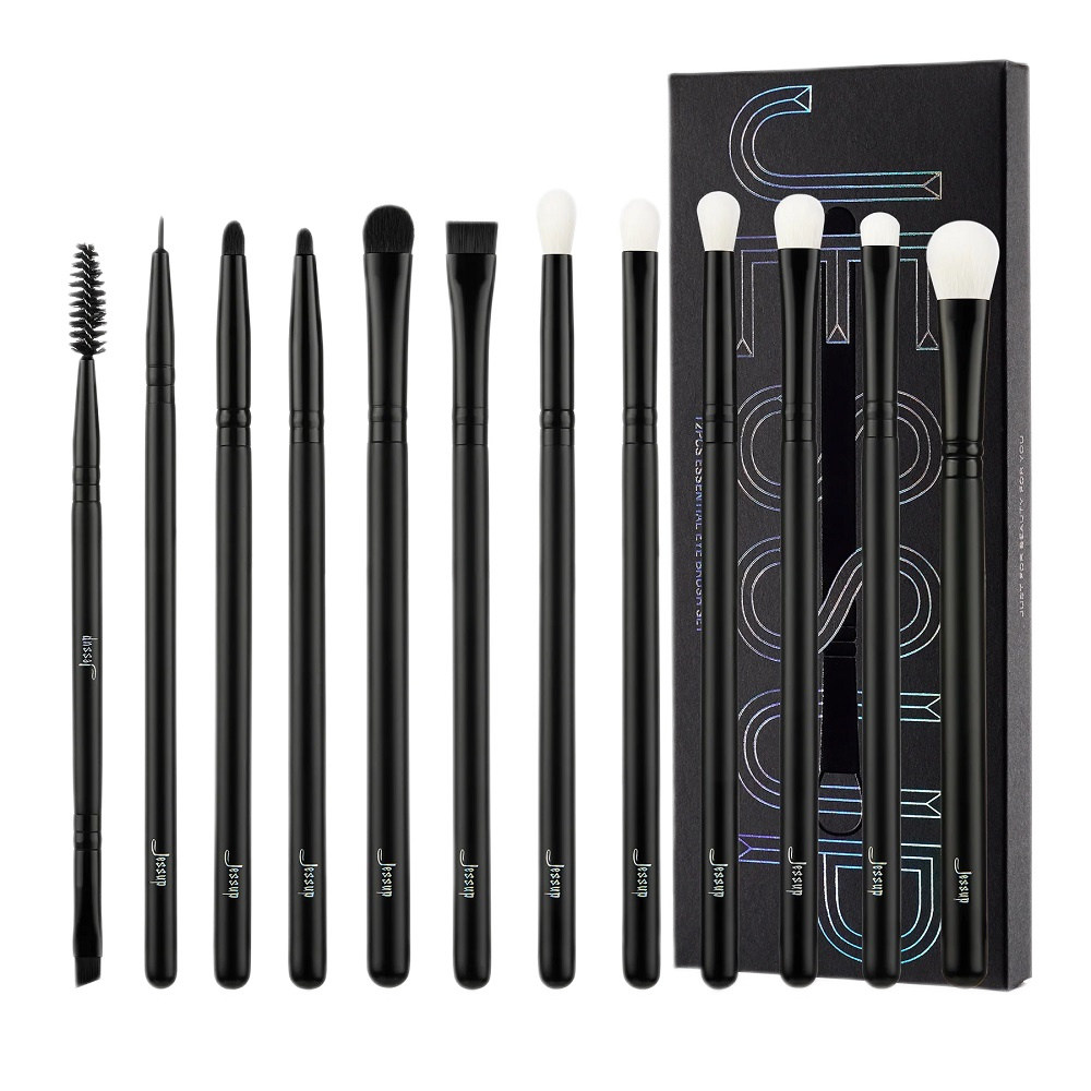 77841621719555277 Essential Eye Brush zestaw pędzli do makijażu oczu T322 12szt. - obrazek 1