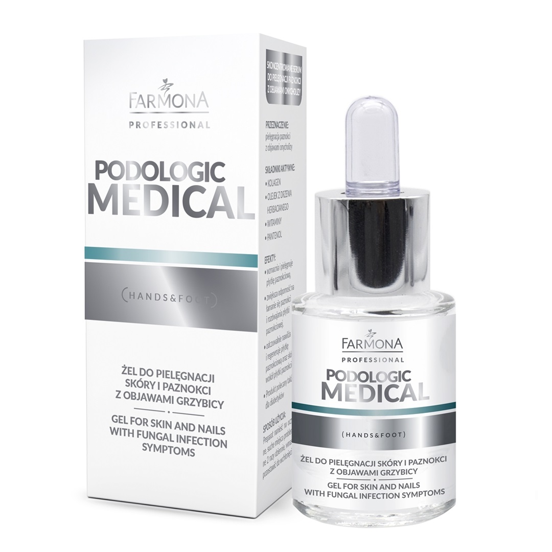 7786191752580690 Podologic Medical żel do pielęgnacji skóry i paznokci z grzybicą 15ml - obrazek 1