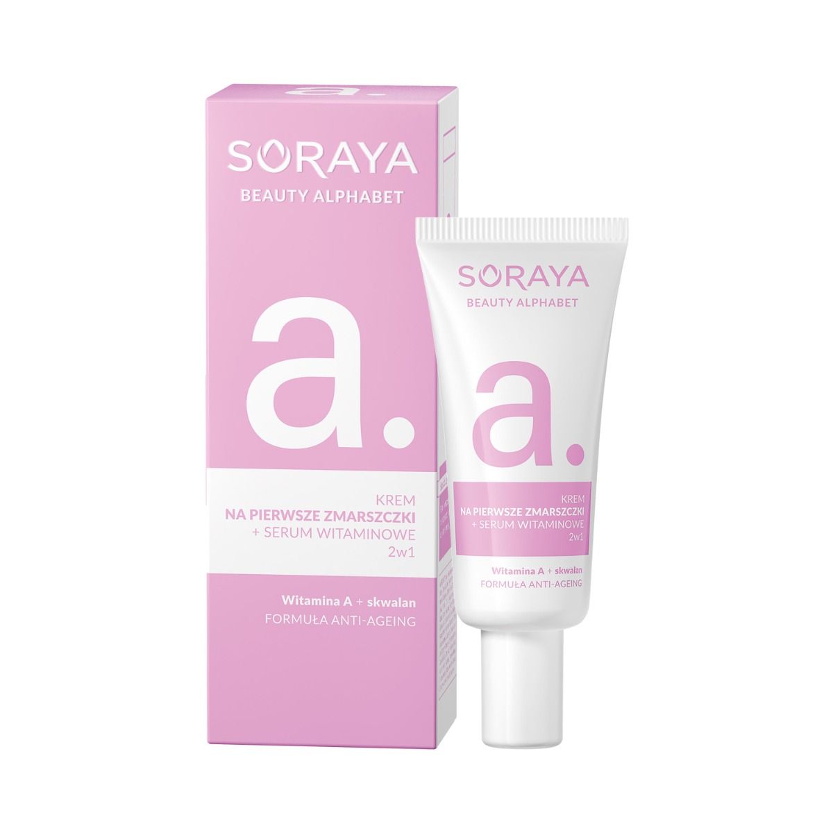 7787351675927029 Beauty Alphabet Wit.A krem na pierwsze zmarszczki + serum witaminowe 2w1 30ml - obrazek 1