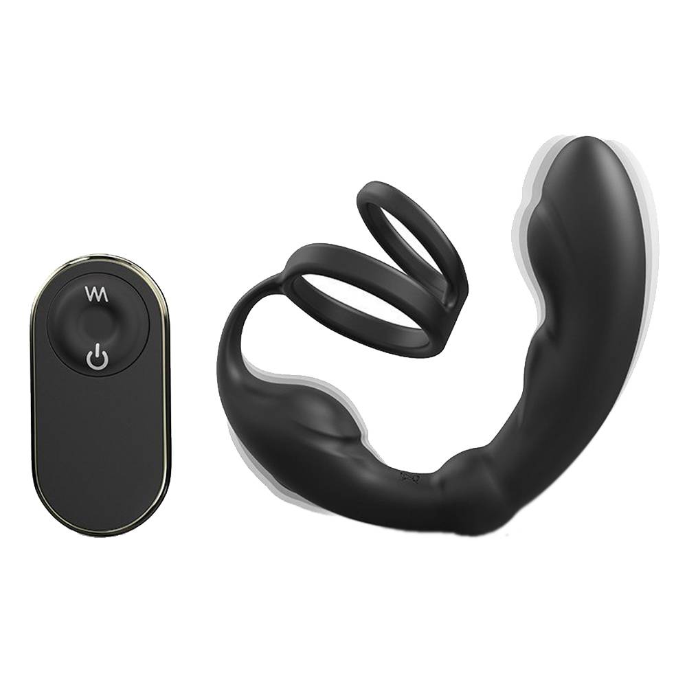 77885211661841735 P-Ring masażer prostaty z podwójnym pierścieniem na penisa - obrazek 1