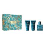 Eros zestaw woda perfumowana spray 50ml + żel pod prysznic 50ml + balsam po goleniu 50ml