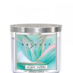 Tumbler świeca zapachowa z trzema knotami Agave Pastel 411g