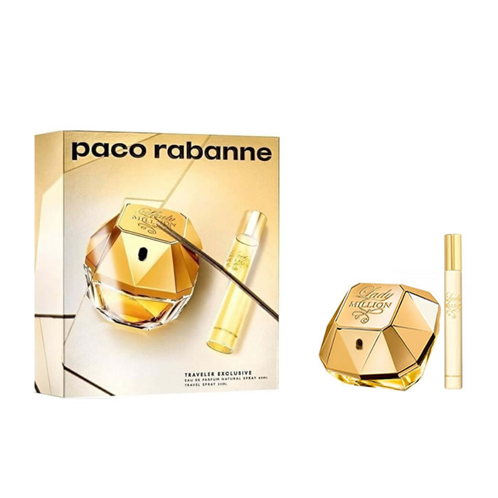 77920421620817981 Lady Million zestaw woda perfumowana spray 80ml + miniaturka wody perfumowanej spray 20ml - obrazek 1