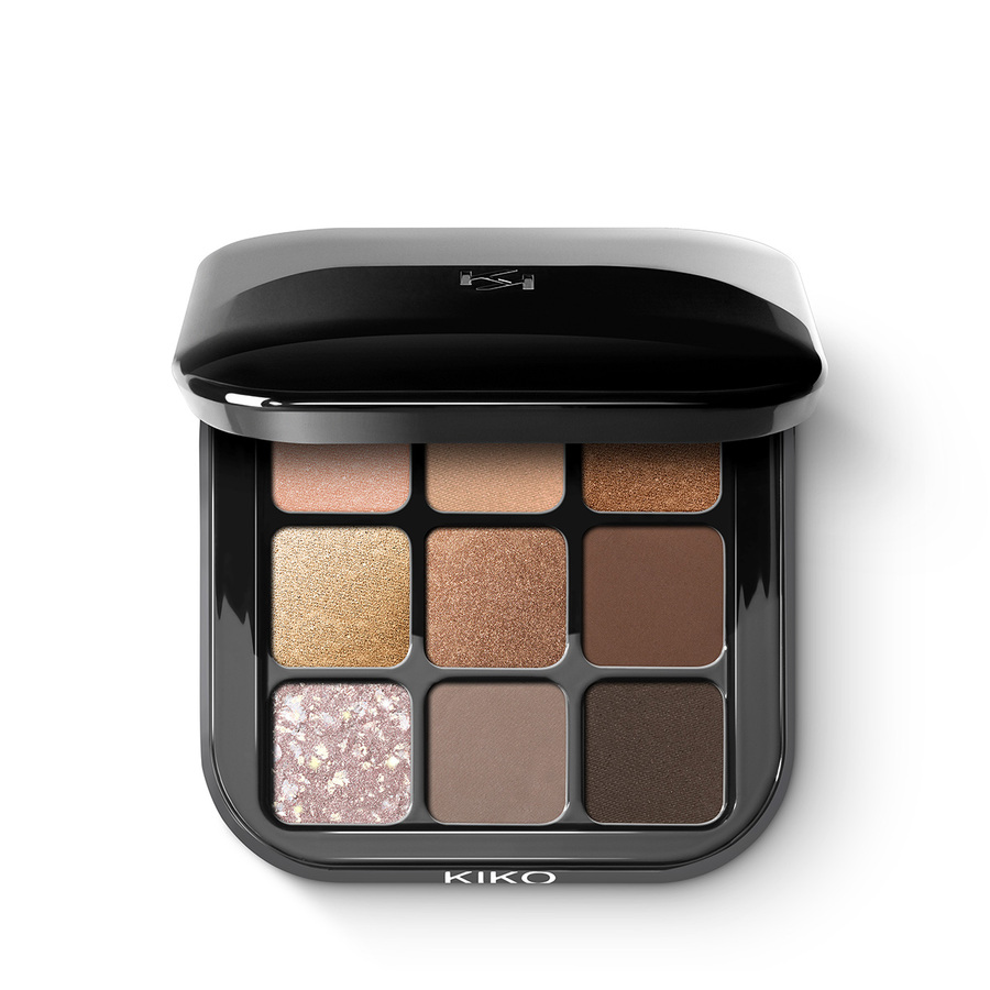 KM000000226001B Glamour Multi Finish Eyeshadow Palette paleta 9 cieni do powiek o różnym wykończeniu 01 Earth Tones - obrazek 1