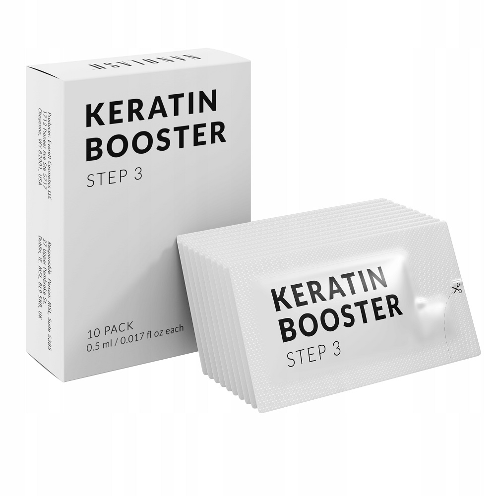 77941321717992122 Step 3 Keratin Booster keratynowa odżywka do liftingu i laminacji rzęs 10 saszetek - obrazek 1