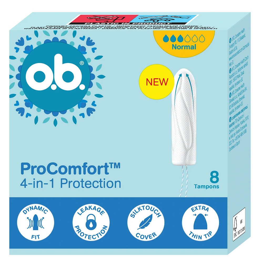 77998631777395431 ProComfort™ Normal tampony 8szt. - obrazek 1
