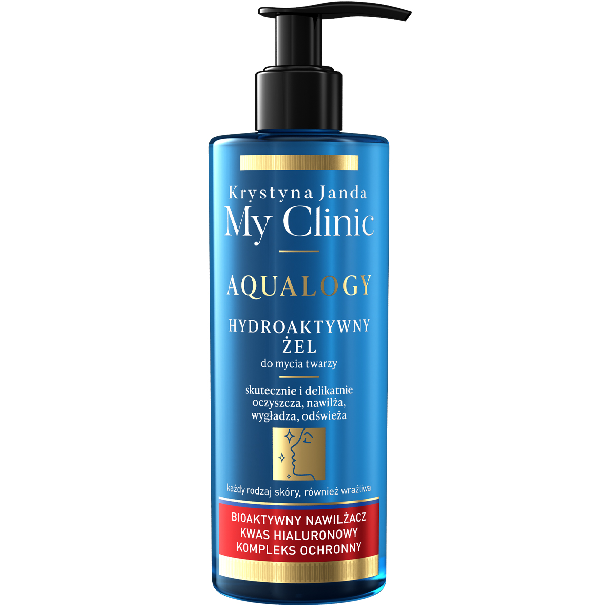 78132351676018711 My Clinic Aqualogy hydroaktywny żel do mycia twarzy 400ml - obrazek 1