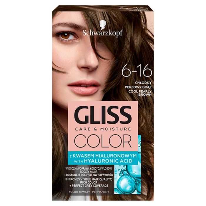 78142991586431550 Color Care & Moisture farba do włosów 6-16 Chłodny Perłowy Brąz - obrazek 1