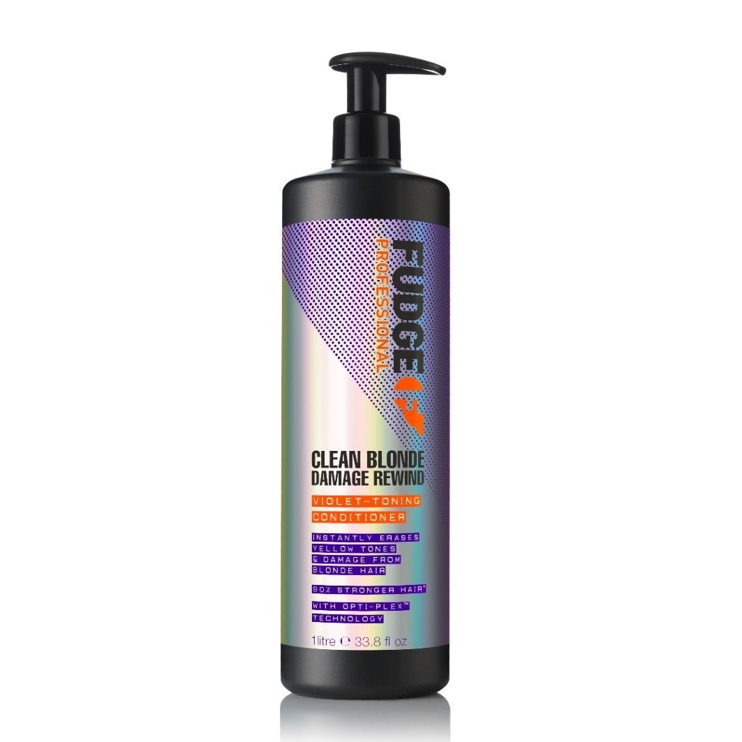 78336731650628828 Clean Blonde Damage Rewind Violet-Toning Conditioner odżywka regenerująca i tonująca włosy blond 1000ml - obrazek 1