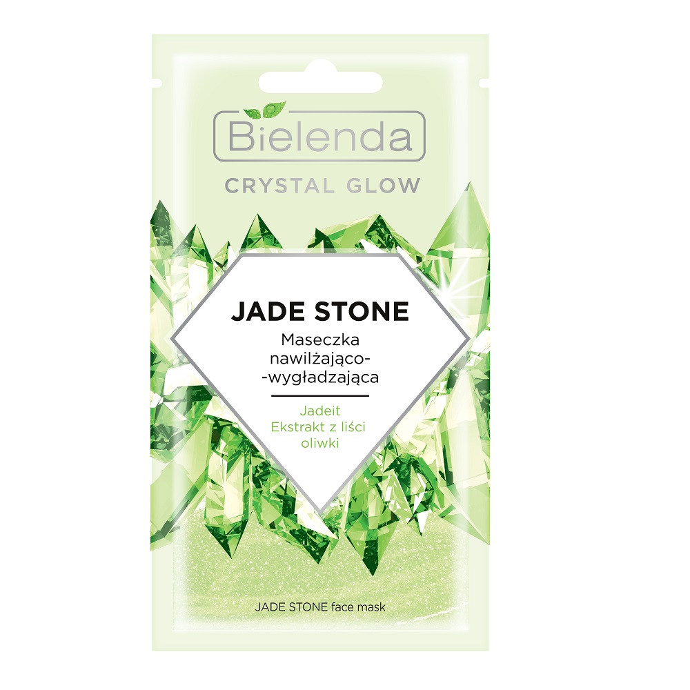 78367621650624112 Crystal Glow Jade Stone maseczka nawilżająco-wygładzająca 8g - obrazek 1