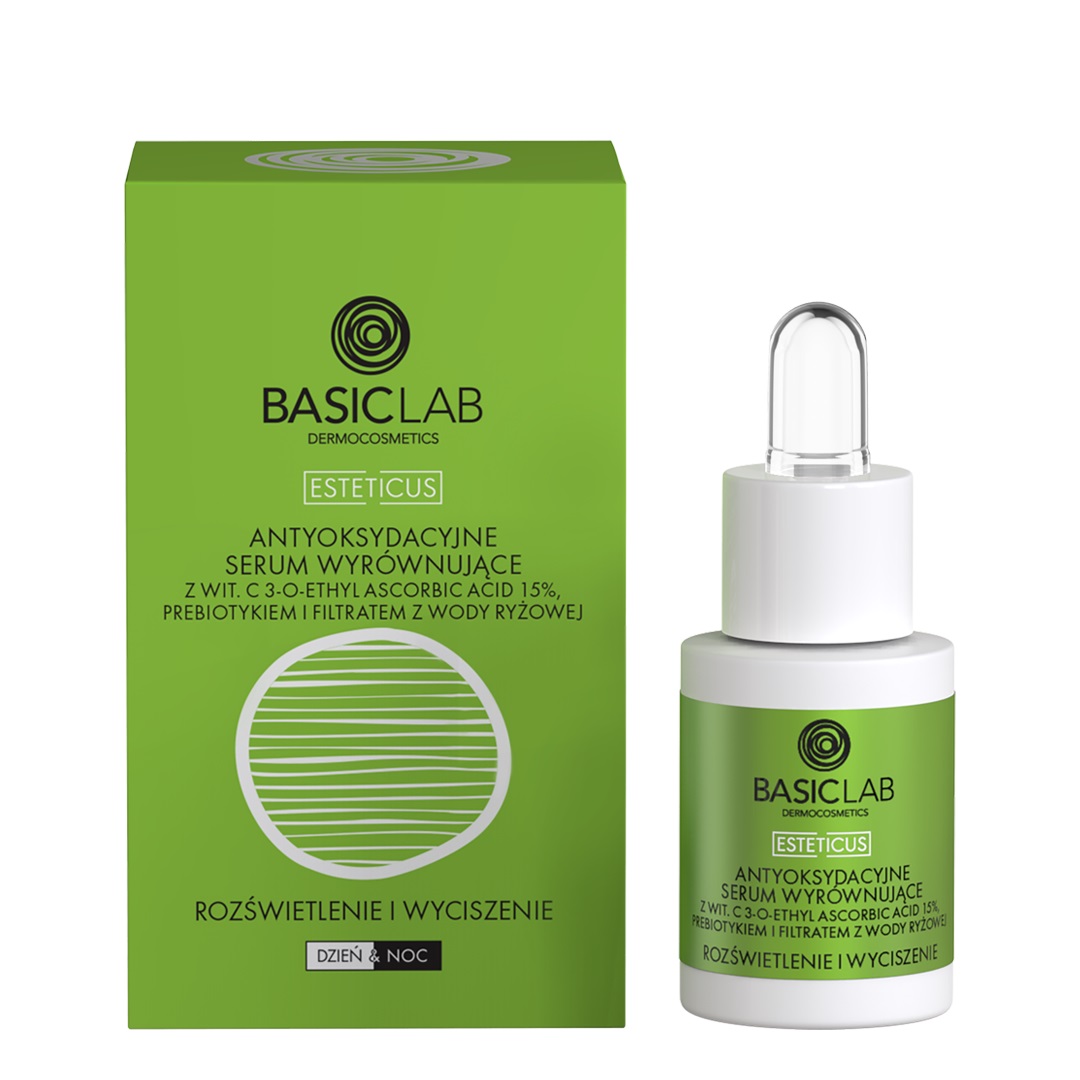78372801769070225 Esteticus antyoksydacyjne serum wyrównujące z wit.C 15% Rozświetlenie i Wyciszenie 15ml - obrazek 1