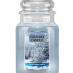 Duża świeca zapachowa z dwoma knotami Fresh Aspen Snow 680g