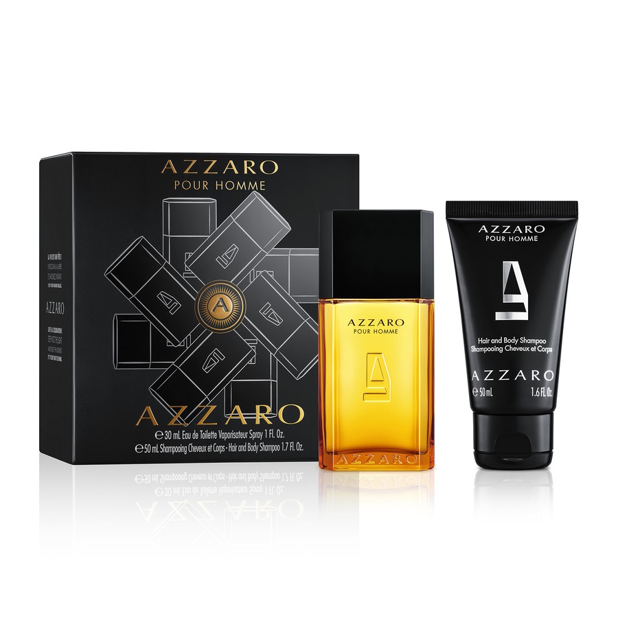 78753491691132929 Pour Homme zestaw woda toaletowa spray 30ml + żel pod prysznic 50ml - obrazek 1