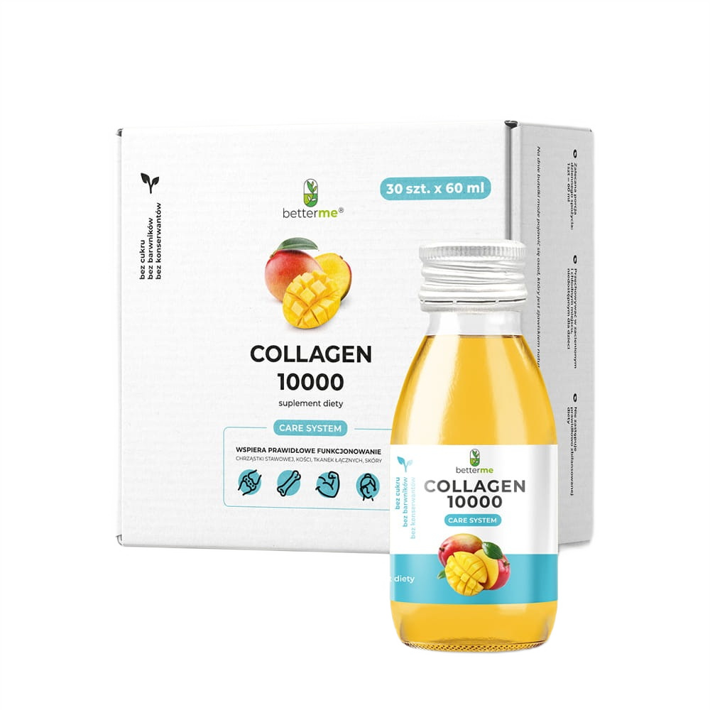 78798151755072503 Collagen 10000 Care System kolagen rybi do picia suplement diety Mango 30x60ml - obrazek 1