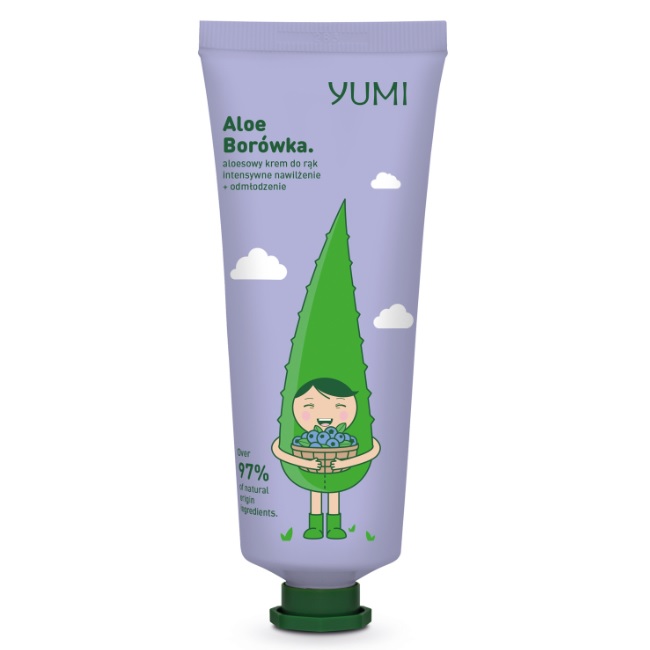 7891591681481707 Aloe Borówka aloesowy krem do rąk 75ml - obrazek 1