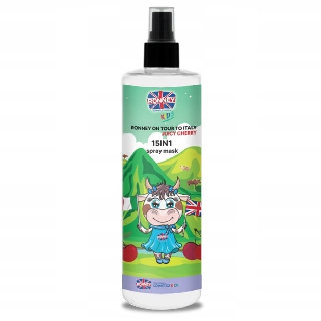 78949721695988482 Kids On Tour To Italy 15in1 Spray Mask maska w sprayu do włosów splątanych i suchych dla dzieci Soczysta Wiśnia 285ml - obrazek 1