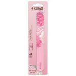 Blooming Pastel Paper Nail File papierowy pilnik do paznokci prosty 180/240 Różowy