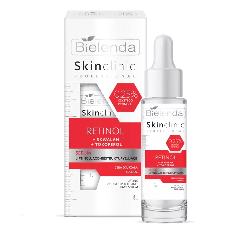 79116091669128025 Skin Clinic Professional Retinol serum liftingująco-restrukturyzujące 30ml - obrazek 1
