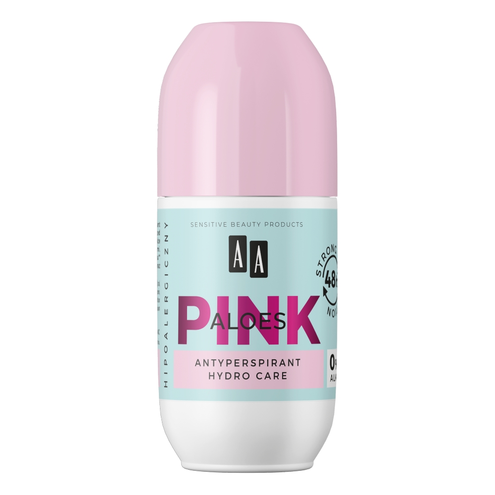 7912181681301184 Aloes Pink antyperspirant roll-on 50ml - obrazek 1