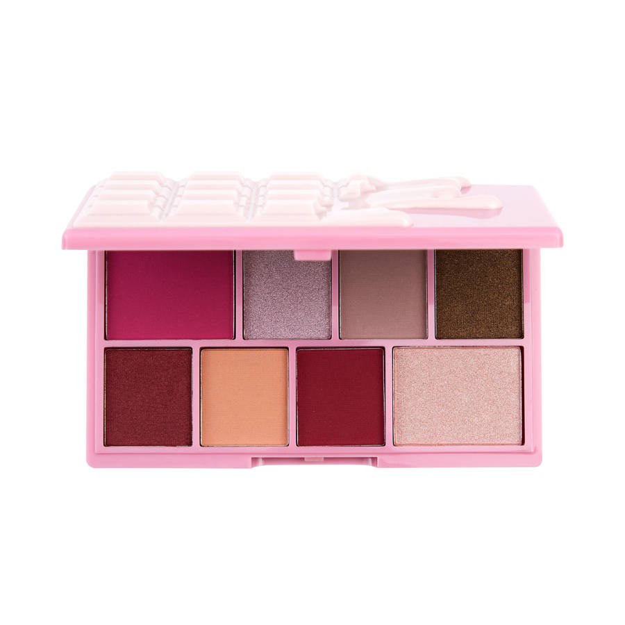 79127231685969540 I Heart Revolution Mini Chocolate Eyeshadow Palette mini paletka cieni do powiek Rose Cream 10.2g - obrazek 1