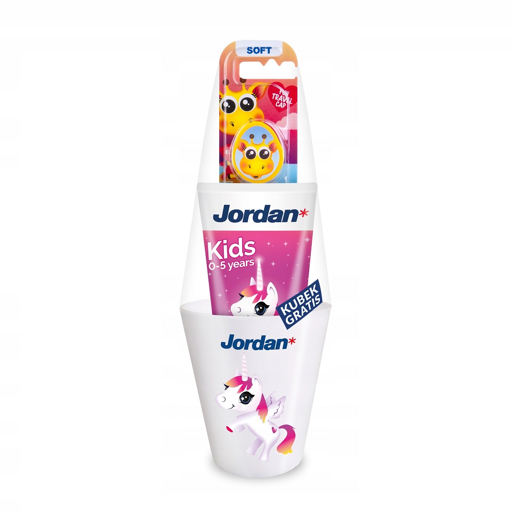 79185471631519507 Zestaw szczoteczka do zębów 3-5 lat Soft + pasta do zębów 0-5 lat + kubek Jednorożec - obrazek 1