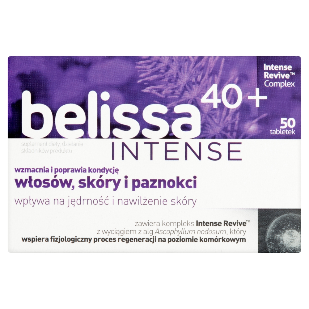 79286801678097250 Intense 40+ suplement diety wzmacniający włosy skórę i paznokcie 50 tabletek - obrazek 1