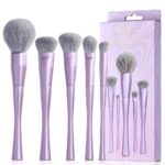 Luxury Purple Face Makeup Brush zestaw pędzli T514 5szt.