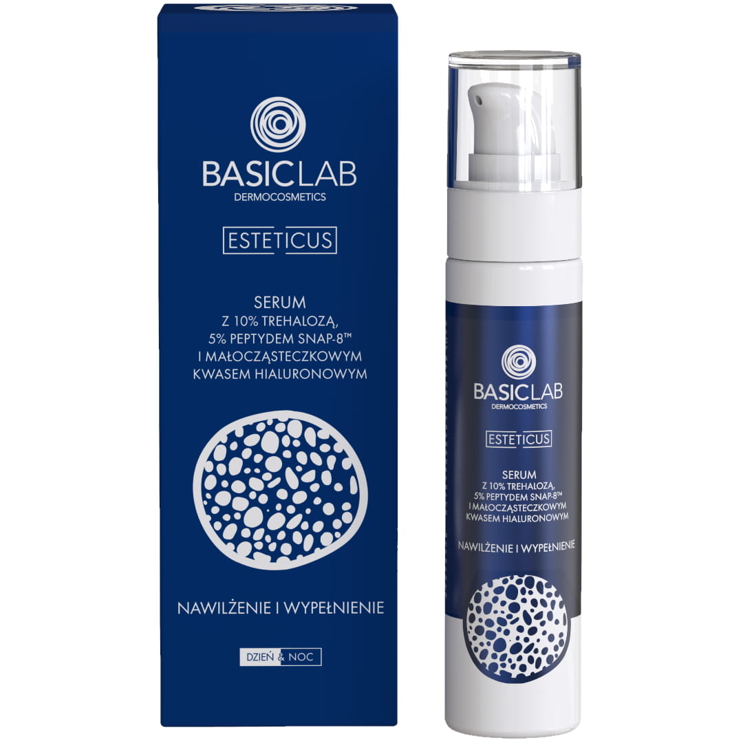 79393911683866103 Esteticus serum z 10% trehalozą 5% peptydem SNAP-8 i małocząsteczkowym kwasem hialuronowym 50ml - obrazek 1