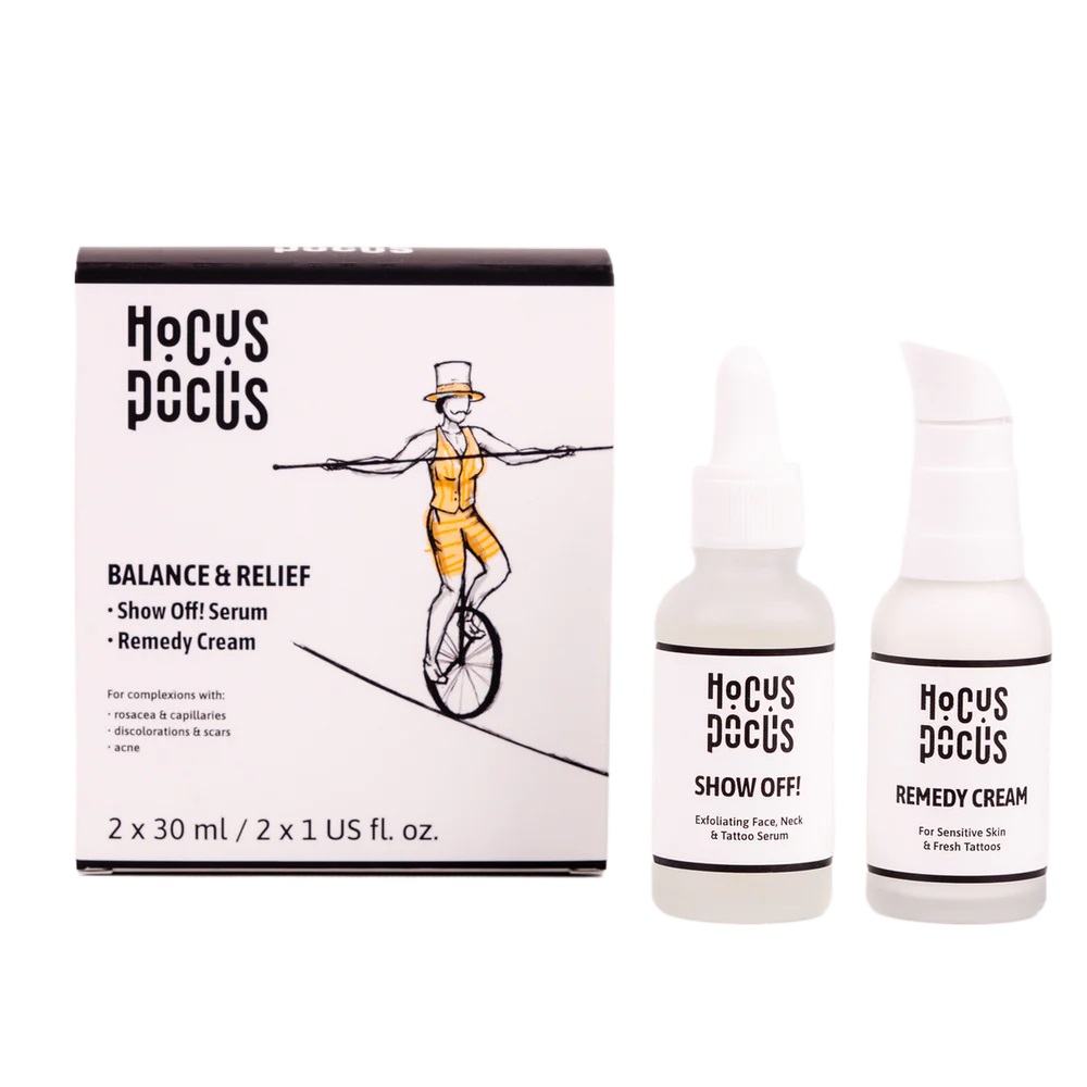 79418321711014619 Balance & Relief zestaw łagodzący krem do tatuaży 30ml + mikrozłuszczające serum 30ml - obrazek 1