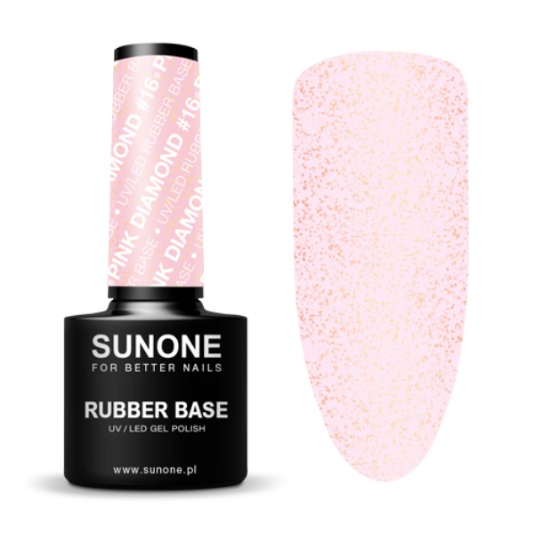 79443251713779481 Rubber Base baza kauczukowa Pink Diamond #16 5g - obrazek 1