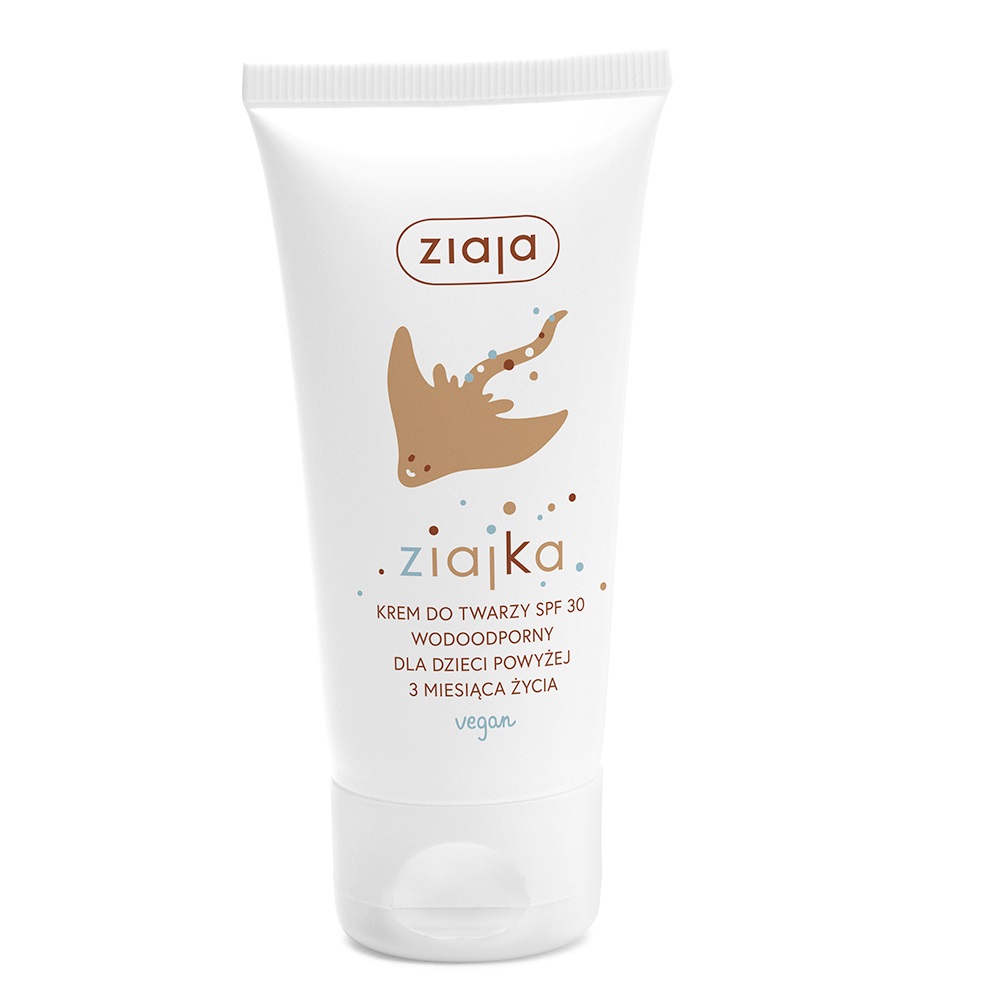 79587071679507735 Ziajka krem do twarzy SPF30 wodoodporny dla dzieci powyżej 3 miesiąca życia 50ml - obrazek 1