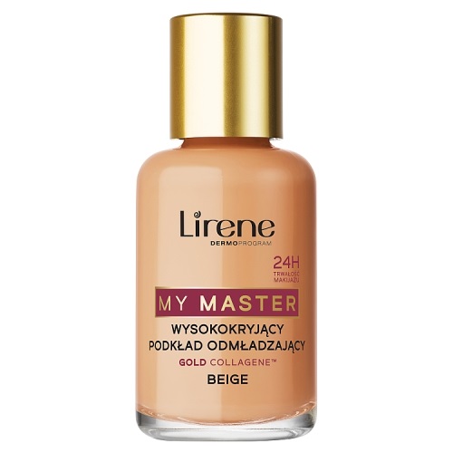 79604001674032921 My Master High Coverage Foundation wysokokryjący podkład odmładzający Beige 30ml - obrazek 1