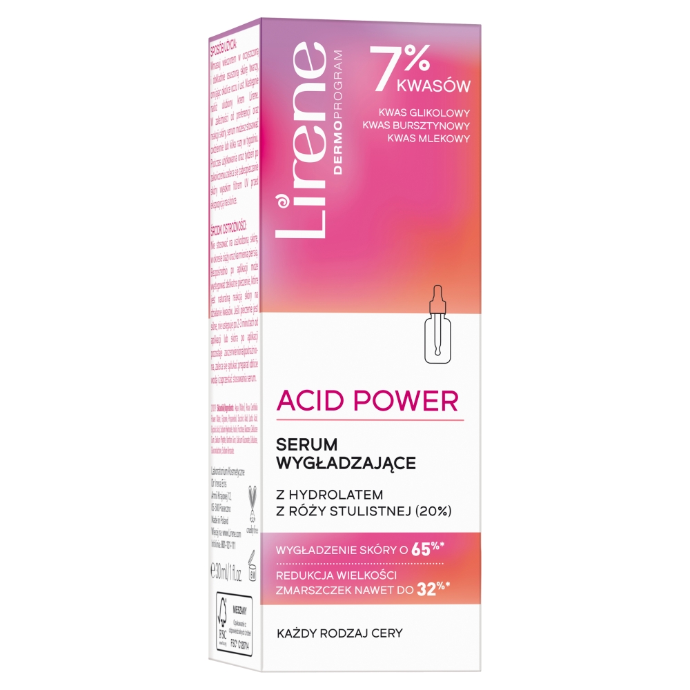 79623841637059796 Acid Power serum wygładzające z hydrolatem z róży stulistnej 30ml - obrazek 1