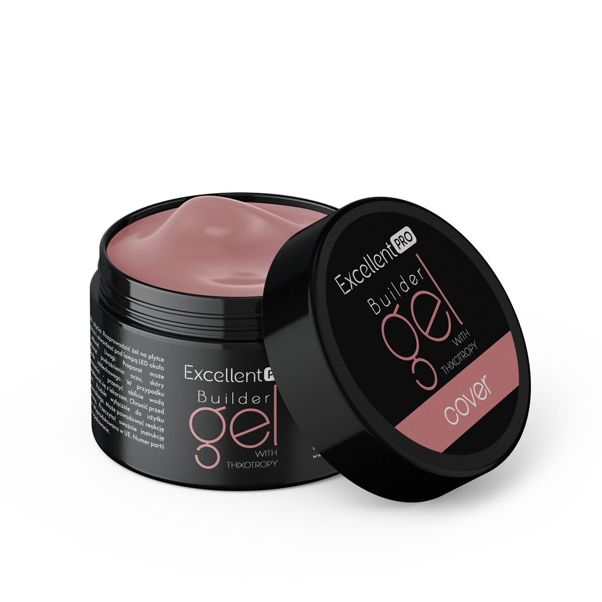 www.kozubek.info Builder Gel With Thixotropy żel budujący Cover 15g - obrazek 1