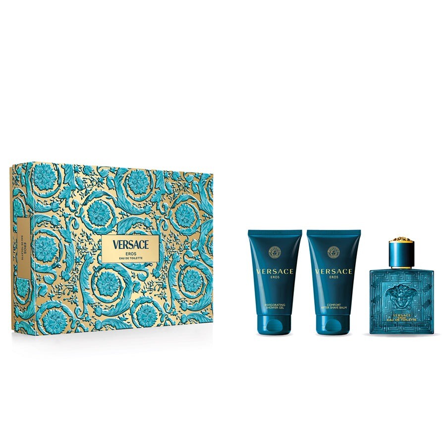 79675251744707838 Eros zestaw woda toaletowa spray 50ml + żel pod prysznic 50ml + balsam po goleniu 50ml - obrazek 1