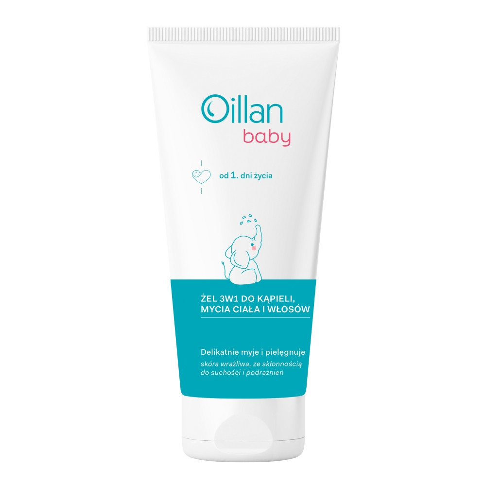 79686771708090205 Baby żel 3w1 do kąpieli mycia ciała i włosów 200ml - obrazek 1
