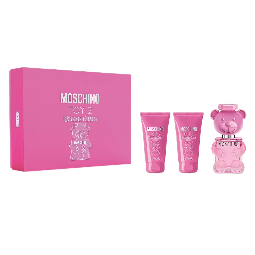 79759741738836624 Toy 2 Bubble Gum zestaw woda toaletowa spray 50ml + żel pod prysznic 50ml + balsam do ciała 50ml - obrazek 1