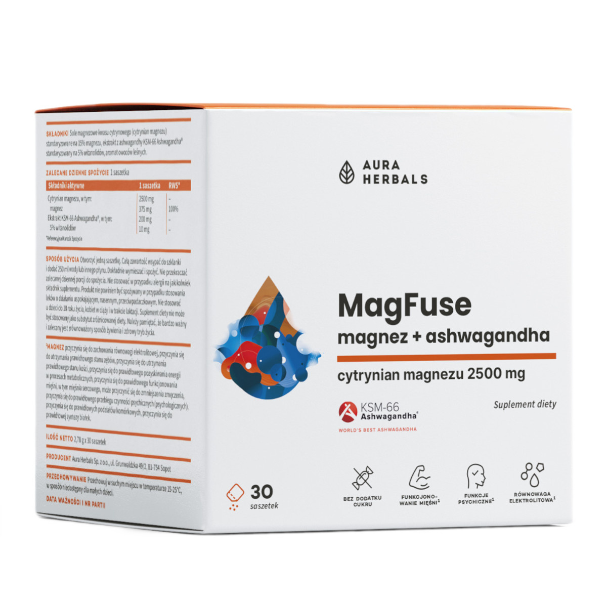 79851351739176036 MagFuse magnez + ashwagandha suplement diety 30 saszetek - obrazek 1