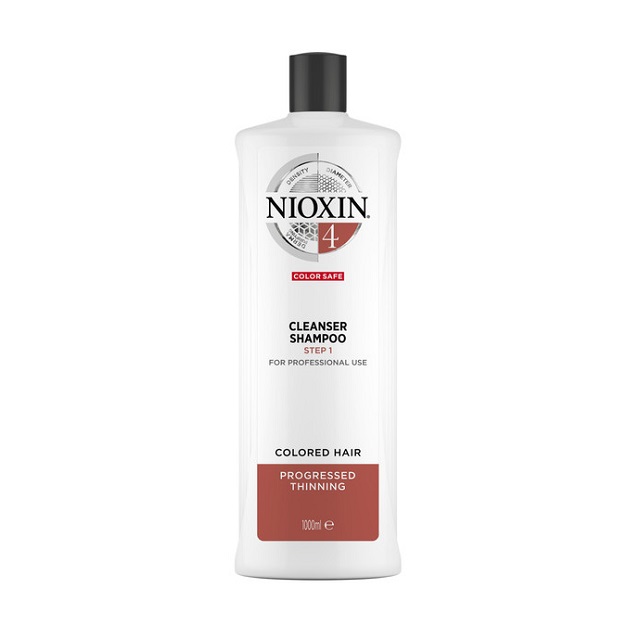 79930071622105495 System 4 Cleanser Shampoo oczyszczający szampon do włosów farbowanych znacznie przerzedzonych 1000ml - obrazek 1