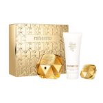 Lady Million zestaw woda perfumowana spray 80ml + balsam do ciała 100ml + miniatura wody perfumowanej 5ml