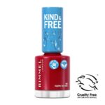 Kind & Free wegański lakier do paznokci 156 Poppy Pop Red 8ml