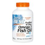 Purified & Clear Omega 3 Fish Oil 1000 mg suplement diety 120 kapsułek