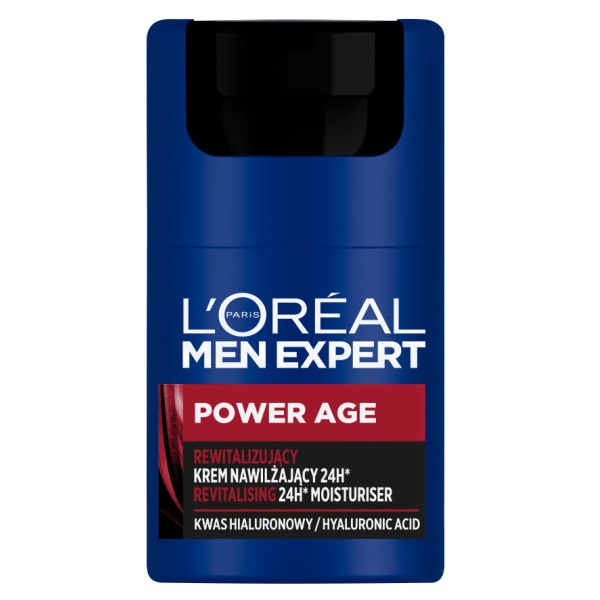 80114761676953821 Men Expert Power Age rewitalizujący krem nawilżający 24h 50ml - obrazek 1
