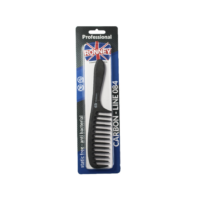 80235461621501741 Professional Carbon Comb Line 084 grzebień do włosów L205mm - obrazek 1